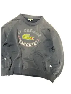 80's LACOSTE 鬼フェード スウェット ナス紺 フレンチラコステのサムネイル