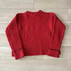 MACPHEE 赤 長袖セーター・ニット