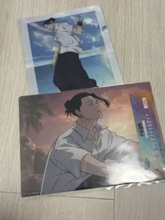 呪術廻戦懐玉・玉折セガラッキーくじ 明昼の刻・黄昏の刻クリアファイルセット夏油傑