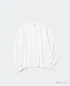 UNIQLO ユニクロ　UVカットクルーネックカーディガン（長袖）　ホワイト