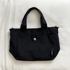 Dailyrusset 2way トートバッグ ショルダーバッグ ブラックのサムネイル