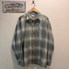 CalTop : USA製 オンブレチェックシャツ