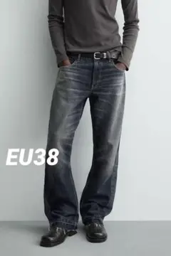 ZARA フレアフィットデニムパンツ EU38のサムネイル