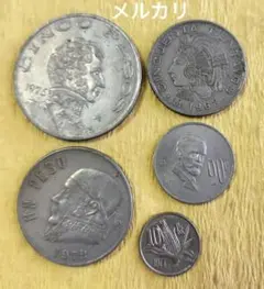 メキシコ銀貨　6枚銀貨　3枚五輪エラー　希少　エラー銀貨　古銭　本物 メキシコ銀貨 6枚銀貨 3枚五輪エラー 希少 エラー銀貨 古銭 本物