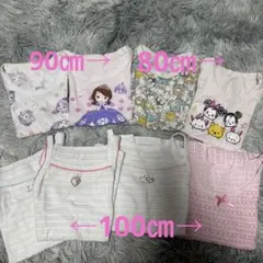 女の子肌着　8枚セット