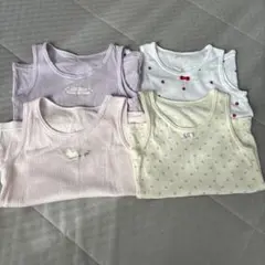 しまむら 肌着 110 女の子 4点セット タンクトップ