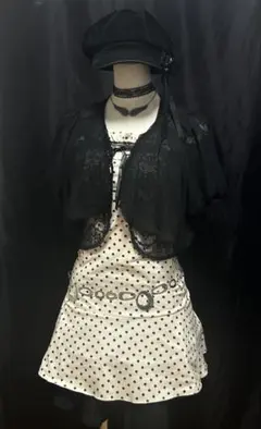 axes femme レース シフォンボレロ ブラック フェアリーグランジのサムネイル