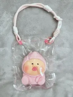 こびとづかん カクレモモジリ スクイーズ ポーチ ストラップ付
