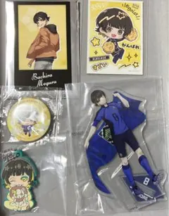 ブルーロック 蜂楽廻 ラウンドワン フォトカード　ステッカー 他4点セット