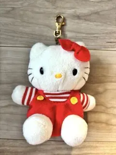 【値下げ中！激レア品！平成レトロ】ハローキティ ぬいぐるみキーホルダー