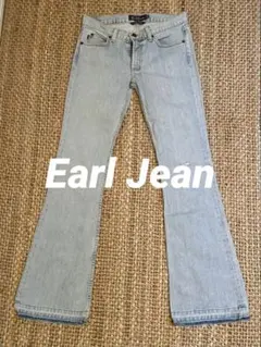 EARL JEAN☆ 00sライトブルー フェイド加工ブーツカットデニム　Y2Kのサムネイル