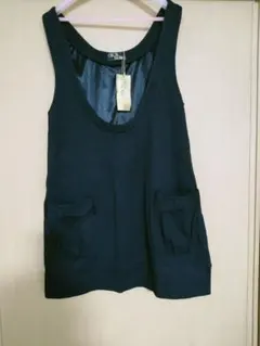 CECILMcEE黒のノースリーブチュニック