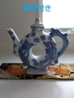 アンティーク、中国置物、急須、龍のドーナツ型急須、龍の置物