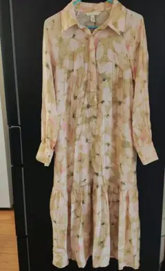 H&M 花柄ティアードワンピース XS