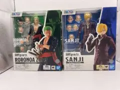 【開封改造品】s.h.figuarts ゾロ(改造品)&サンジ
