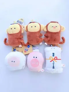 つぶらな瞳の温泉　6個　まとめ売り　プライズ　マスコットBC