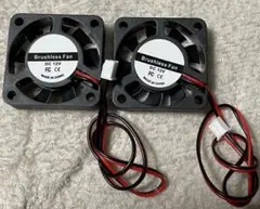 2個　冷却ファン 4010 クーリング　油圧ベアリング ブラシレス DC 12v