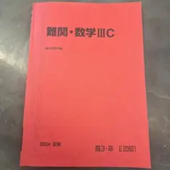 難関・数学III C 駿台 2025 夏期 駿台 難関・数学III C 2025 夏期 テキスト - メルカリ