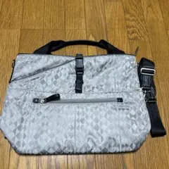 限定品☆入手困難】ダブルループ ショルダーバッグ 銀色シルバー 