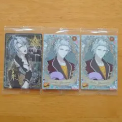 八乙女楽 3枚セット アイドリッシュセブン ウエハース11 カード