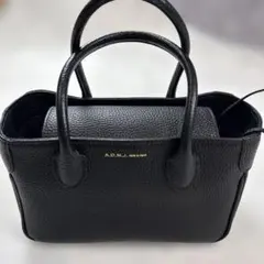 A.D.M.J. マイクロミニトートバッグ　ブラック　極美品