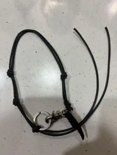 h'eres CETACEA LEATHER CHOKER NECKLACE - メルカリ