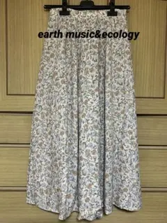 【earth music&ecology】花柄 フレアスカートのサムネイル