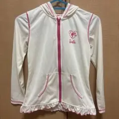 Barbie フリル付きラッシュガード140