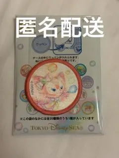 ダッフィーフレンズ　カラフルハピネス　リーナベル　ワッペン　20周年