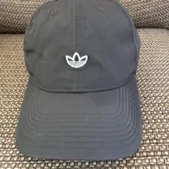 adidas アディダス　オリジナル　黒 帽子ベースボールキャップ　ドット　水玉