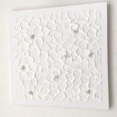 現代アート、原画、テクスチャーアート、ニュアンス、ホワイト、おしゃれ、北欧