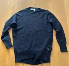REPLAY ネイビー クルーネックセーター