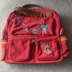 Desigual リュック バックパック レッド 刺繍のサムネイル
