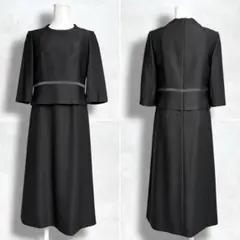 pierre cardin 東京ソワール ブラックフォーマルワンピース 日本製