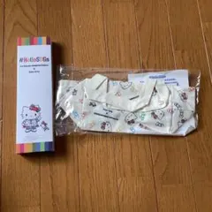 【非売品】Hello kittyランチバック&ペーパーストロー