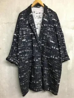 マックスマーラ 春夏秋 総柄 ロング ジャケット サイズ42のサムネイル