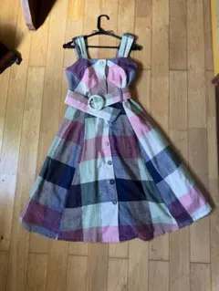 REDYAZEL チェックワンピース