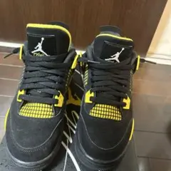 Air Jordan 4 ブラック/イエロー 24.5cm