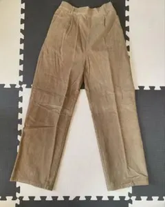 WEGO コーデュロイストレートパンツ ベージュ Mサイズ