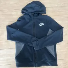 NIKE ジップアップパーカー ブラック グレー