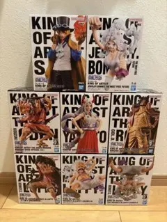ワンピースKING OF ARTIST ルフィ ボニーフィギュア10体まとめ売り