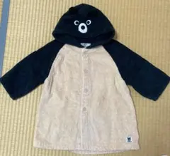 DOUBLE.B ダブルビー　バスポンチョ　フード付き　クマ