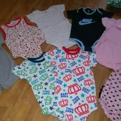 ８枚組\✡/１枚４５０円！新品、未使用あり、ブランドロンパースセット