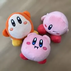 별의 커비 커비 와돌디 봉제인형 3점 세트 해피 세트