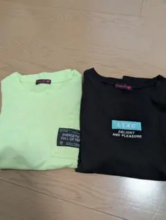 LOVETOXIC Tシャツセット（ライムグリーン・黒）