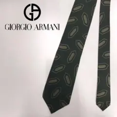 GIORGIO ARMANI ネクタイ 高級 シルク グリーンのサムネイル