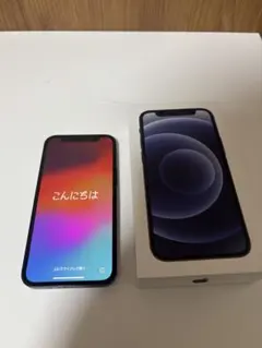 iPhone12miniブラック本体SIMフリー箱付き 値下げ交渉可能