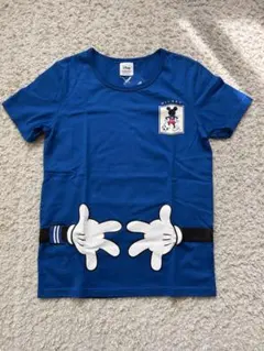 Disney ×ベルメゾン　ミッキー Tシャツ Sレディース　キッズ