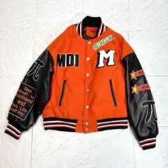dc34 MELROSE スタジャン ウール 牛革 赤 × 黒 メンズ3L相当 dc34 MELROSE スタジャン ウール 牛革 赤 × 黒 メンズ3L相当 - メルカリ