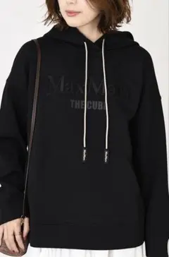 【値下げ】美品、Max Mara ブラック パーカー　XS 2026年最新】Max Mara カラー：ブラック系 レディース パーカーの人気